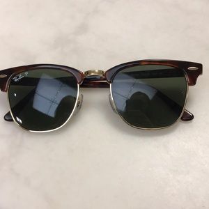 Authentic Polarized Ray Ban Clubmasters